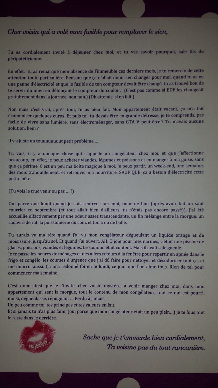 Qui a volé mon fusible ? è_é